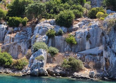 historical culture and beautiful location -Kekova, Turkiye